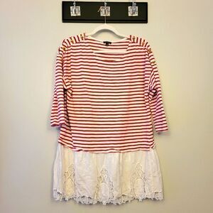 Hannah Ruffled Lace Top